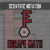 Scientific Notation Escape Room Activity - Printable & Dig