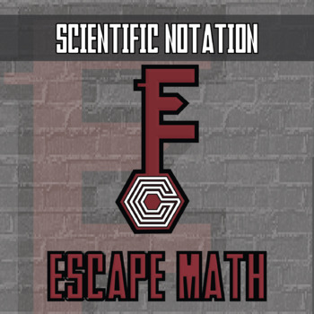 Preview of Scientific Notation Escape Room Activity - Printable & Digital Game