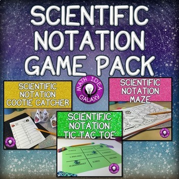 Preview of Scientific Notation Activities Bundle