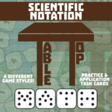 Scientific Notation Game - Small Group TableTop Practice Activity