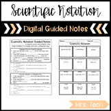 Scientific Notation Guided Notes - Digital