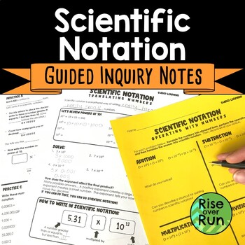 Preview of Scientific Notation Guided Notes