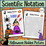 Scientific Notation Science Halloween Color By Number