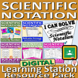Scientific Notation - Learning Stations DIGITAL BUNDLE