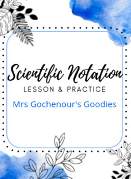 Preview of Scientific Notation Lesson and Practice