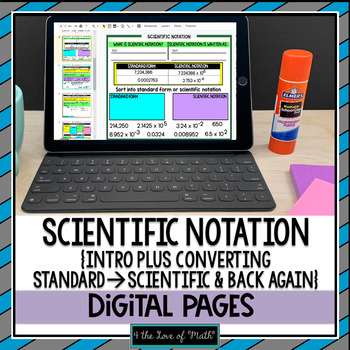 Preview of Scientific Notation Lesson for Google Slides™ 