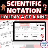 Scientific Notation Middle School Math Holiday Activity Di