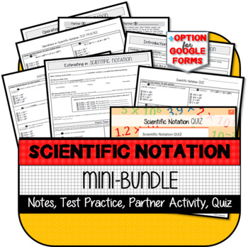 Preview of Scientific Notation Mini-Bundle