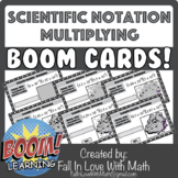 Scientific Notation - Multiplying Boom Cards!