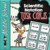 Scientific Notation Operations - 48 Task Cards
