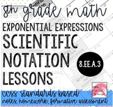 8th Grade Scientific Notation Lesson 8.EE.A.3 Go Math