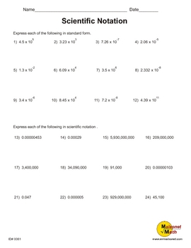 29 Practice With Scientific Notation Worksheet - Free Worksheet Spreadsheet