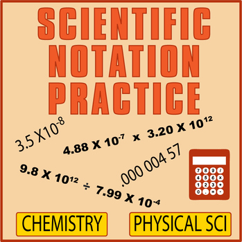 chemistry calculator scientific notation