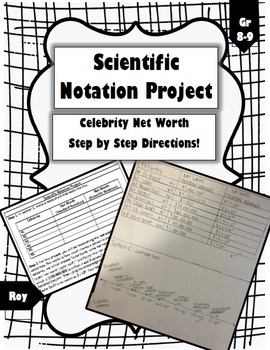 Preview of Scientific Notation Project: Celebrity Net Worth