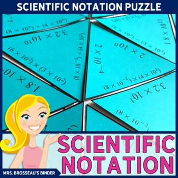Preview of Scientific Notation Puzzle | Math in Science