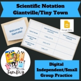 Scientific Notation Review - Giantville/Tinytown 