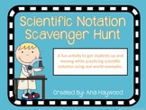 Scientific Notation Scavenger Hunt