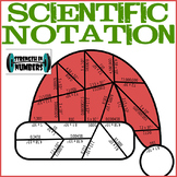 Scientific Notation & Standard Form Christmas Santa Hat Puzzle