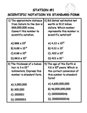 Scientific Notation Differentiated Stations