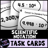 Scientific Notation Task Cards Activity