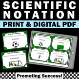 Scientific Notation Decimals Math Task Cards 8th Grade Mat