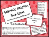 Scientific Notation Task Cards - Math Centers