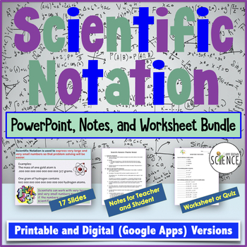 Preview of Scientific Notation Unit