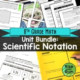 Scientific Notation Unit for 8th Grade Math