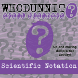 Scientific Notation Whodunnit Activity - Printable & Digit