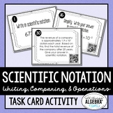 Scientific Notation (Writing, Comparing, Operations, Appli