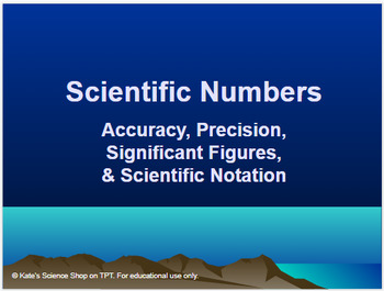 Preview of Scientific Numbers Bundle (Presentation & Student Notes)