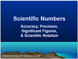 Scientific Numbers Presentation