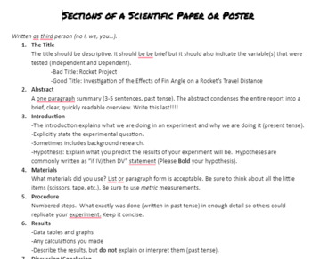 Preview of Scientific Paper or Poster Guidelines