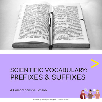 Preview of Scientific Vocabulary: Prefixes & Suffixes Workbook | A Comprehensive Lesson