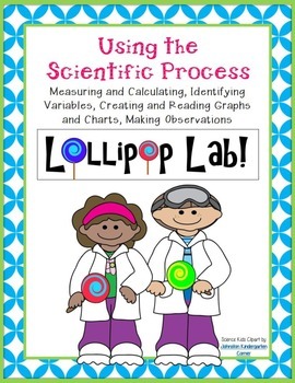 Preview of Scientific Process LOLLIPOP LAB Experiment-Measure, Graph, Data Chart, 100th Day