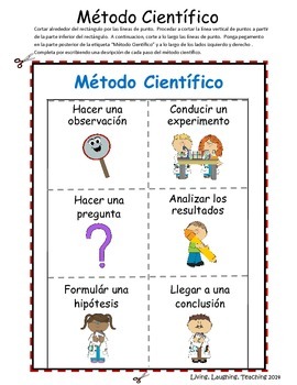 compilar Emular lluvia Scientific Process: Método Científico SPANISH by Living Laughing Teaching