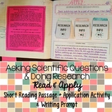 Scientific Questions and Research Reading Comprehension In