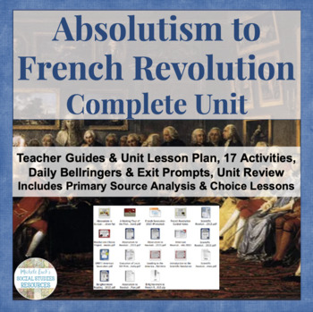 Preview of Scientific Revolution, Enlightenment, American & French COMPLETE UNIT