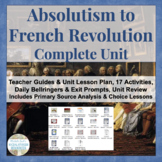 Scientific Revolution, Enlightenment, American & French CO