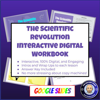 Preview of Scientific Revolution Interactive Digital Workbook Unit Activity on Google Slide