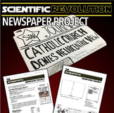 Scientific Revolution Newspaper Project + Distance Learning