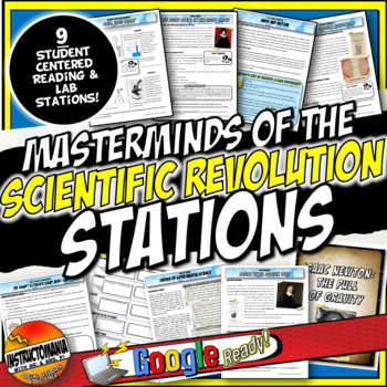 Preview of Scientific Revolution Stations Activity & Mini Labs: Google Digital & Print
