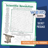 Scientific Revolution Word Search Puzzle Activity Vocabula