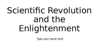 Preview of Scientific Revolution and the Enlightenment