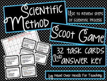 Preview of Scientific Method Scoot Game {Task Cards}