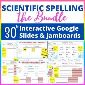 Preview of Scientific Spelling Bundle - Multisensory Activities for Rules and Sounds