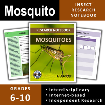 Preview of Mosquitoes Unit Study for Middle and High School