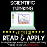 Scientific Thinking DIGITAL Read and Apply for Distance Learning