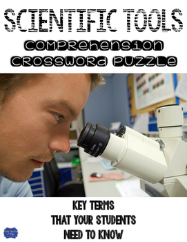 Preview of Scientific Tools Comprehension Crossword