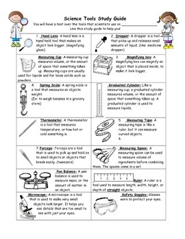 Preview of Scientific Tools Study Guide